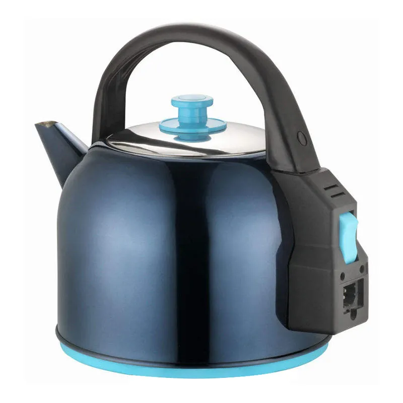 Беспроводной электрический чайник для быстрого кипячения воды, из стекла, на 1.8 л, настольный, из нержавеющей стали