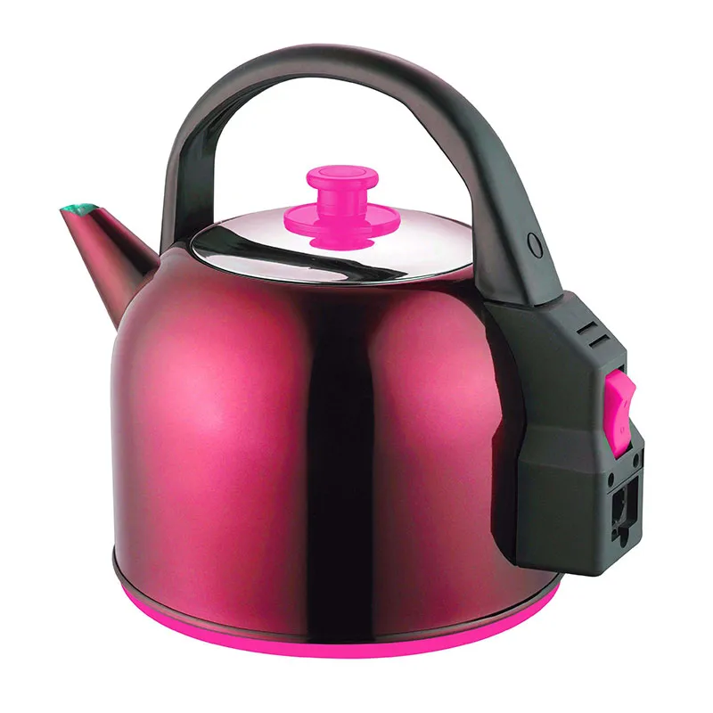 Беспроводной электрический чайник для быстрого кипячения воды, из стекла, на 1.8 л, настольный, из нержавеющей стали