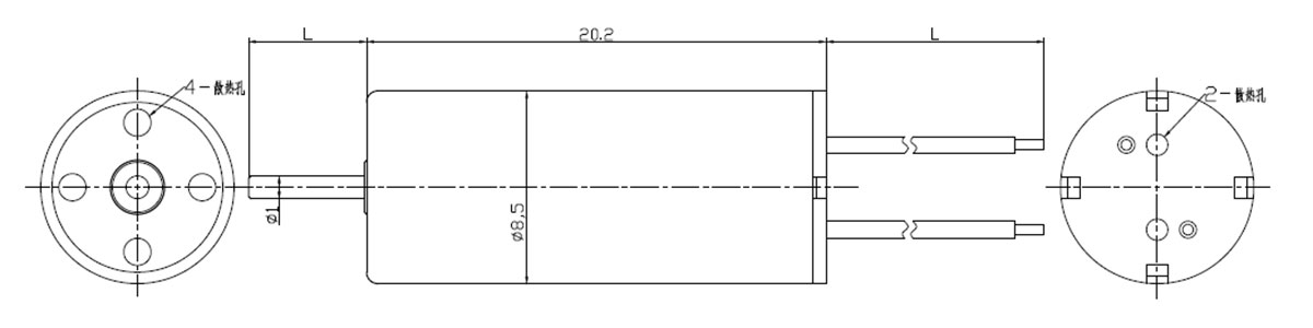 Двигатель с полым ротором-серия KCX8520 (6)