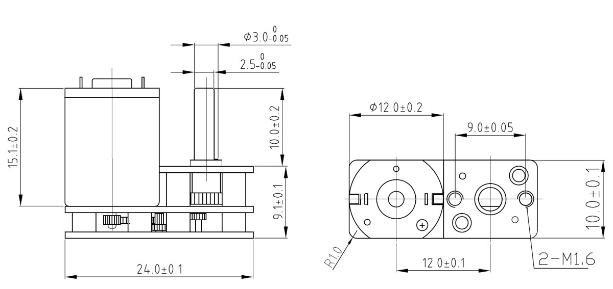 Редукторный двигатель-GM1024-N20 (5)