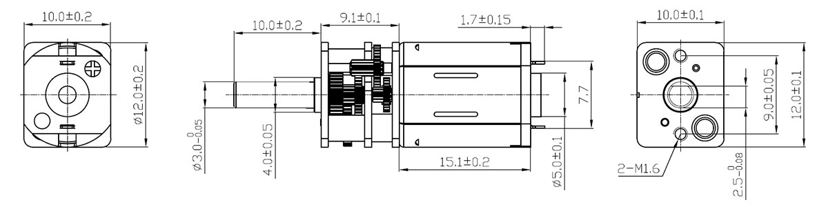 Редукторный двигатель-GM12-N20 (4)