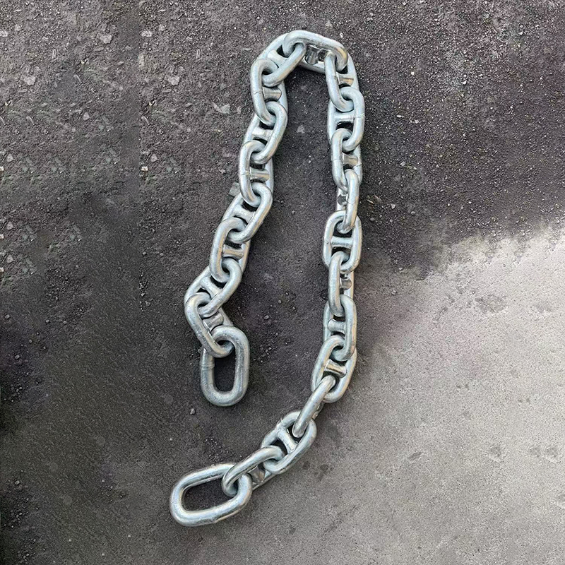 Оцинкованная якорная цепь с распорками