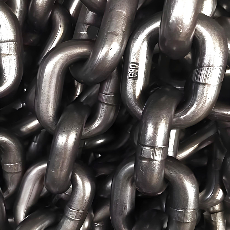 Судовая якорная цепь без распорков