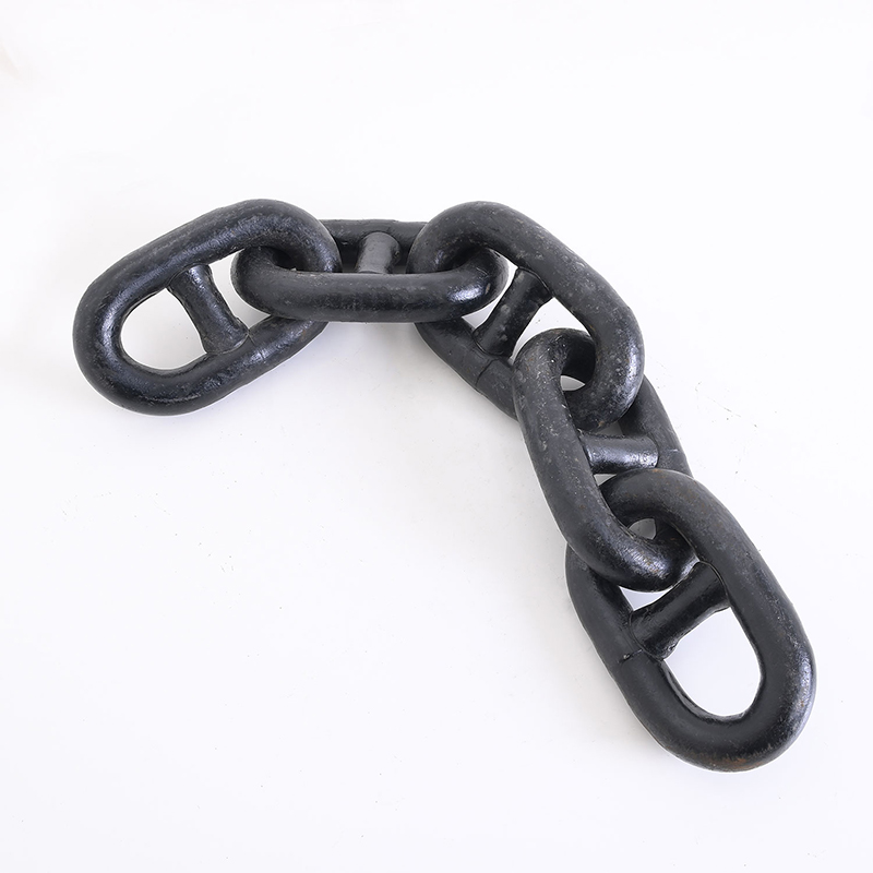 Судовая якорная цепь с распорками