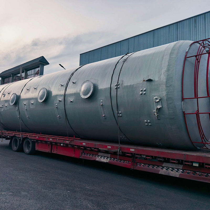 Стеклопластиковая башня газоочистки