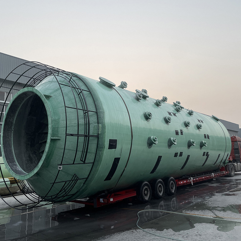 Стеклопластиковая башня газоочистки