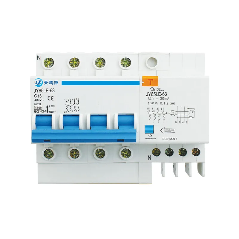 Миниатюрный автоматический выключатель дифференциального тока серии JY65LE-63