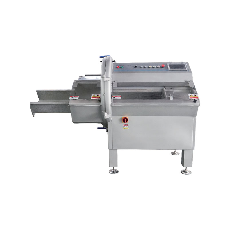 STQ-25K, тип A Полностью автоматический слайсер, машина для резки порционных кусков (с разгрузочным лотком)
