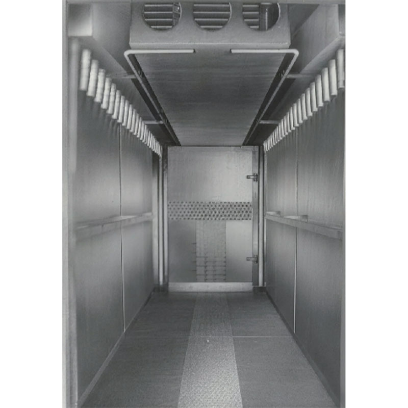 STQ-O1 Туннельная коптильная камера однодверная на четыре тележки