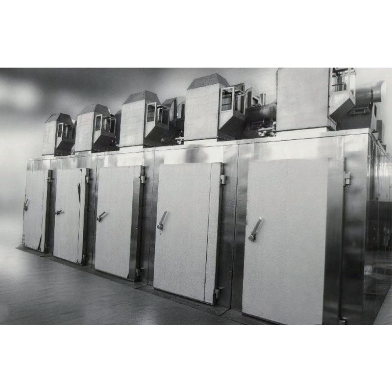 STQ-O1 Туннельная коптильная камера однодверная на четыре тележки