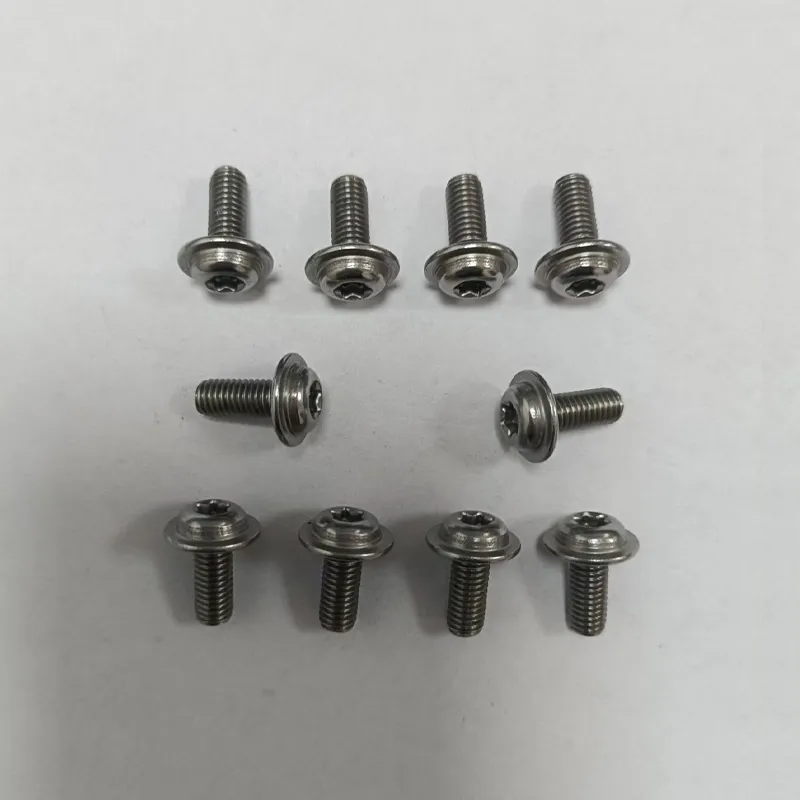 Винт с крестообразным шлицем, потайной головкой и шайбой