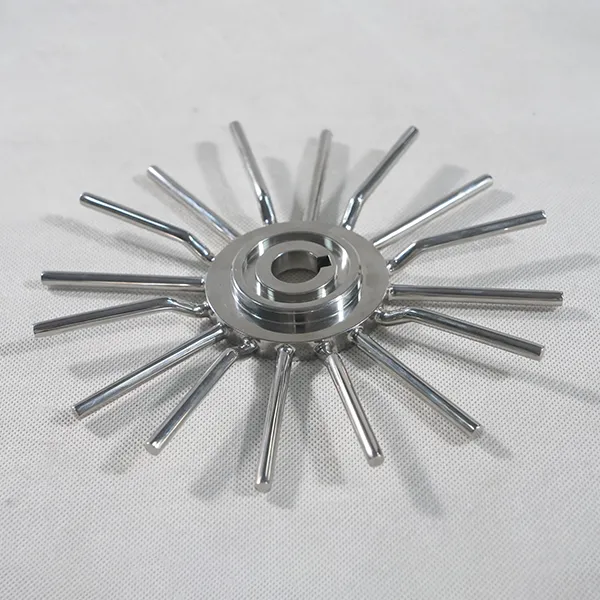 Крыльчатка с 16 изогнутыми лопастями для фармацевтического оборудования