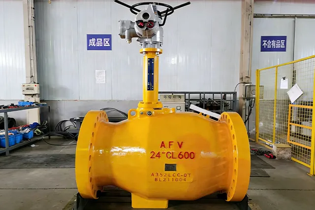 Осевой регулирующий клапан