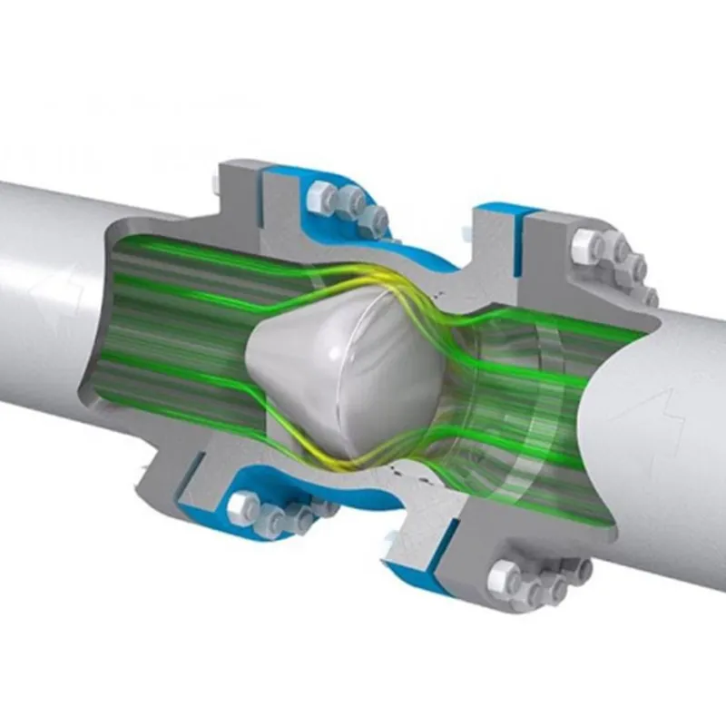 Осевой обратный клапан