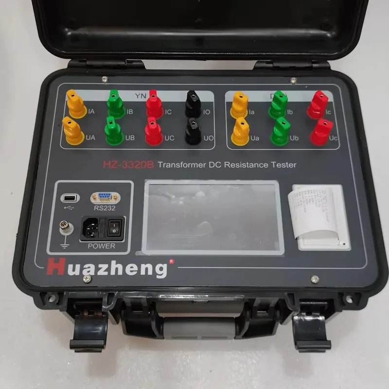 HZ-3320B 20A Трехканальный измеритель сопротивления обмоток трансформаторов постоянному току