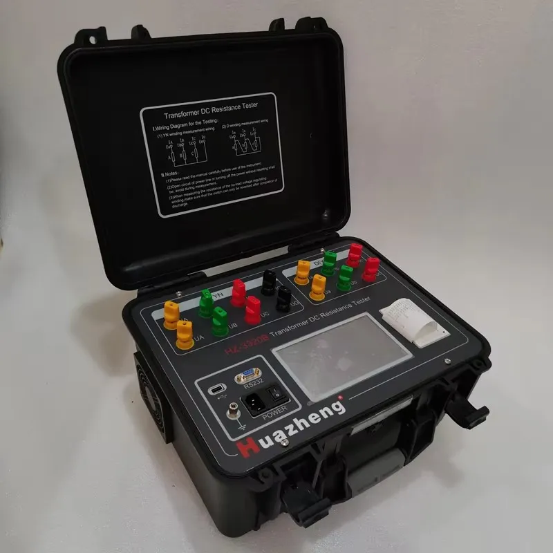 HZ-3320B 20A Трехканальный измеритель сопротивления обмоток трансформаторов постоянному току
