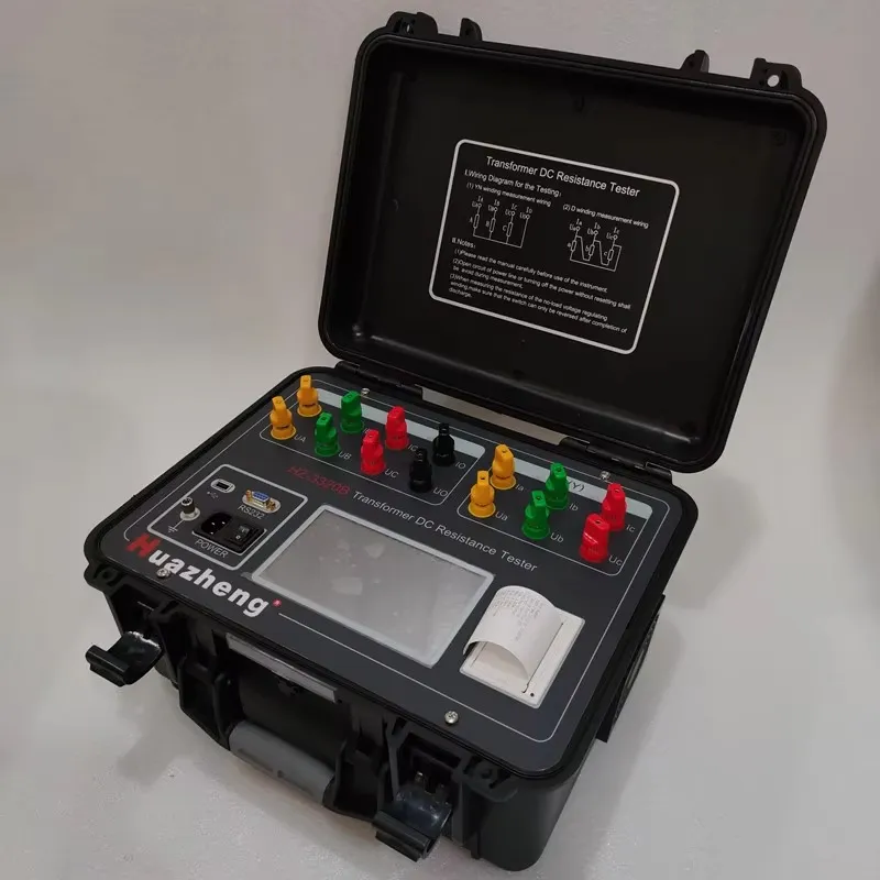 HZ-3320B 20A Трехканальный измеритель сопротивления обмоток трансформаторов постоянному току