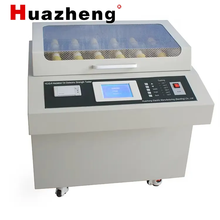 HZJQ-6 Автоматический тестер диэлектрической прочности изоляционного масла (трехчашечный)