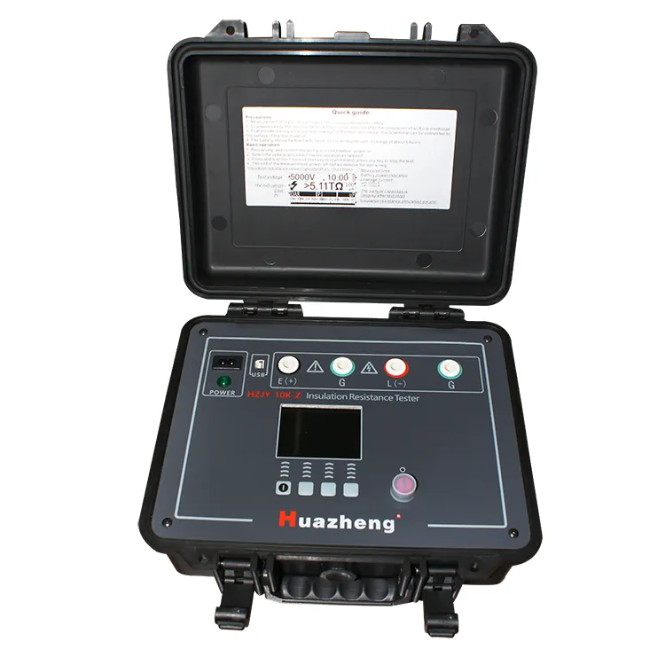 HZJY-10K-Z Интеллектуальный высоковольтный измеритель сопротивления изоляции (10 кВ)