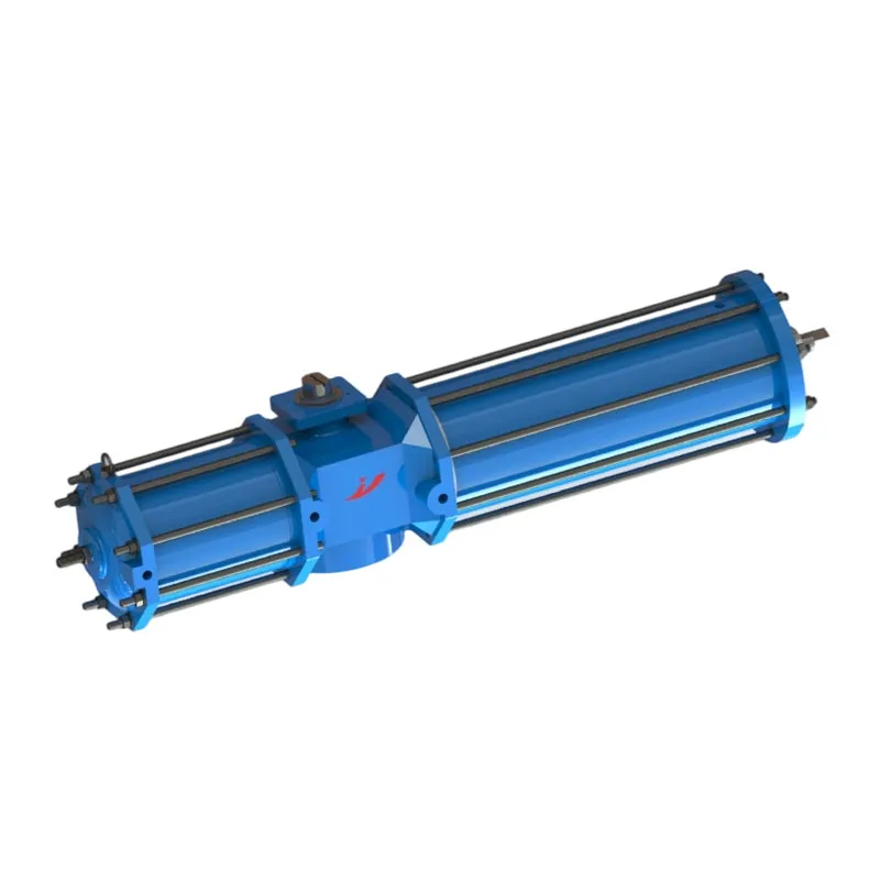 Вильчатые двухцилиндровые пневматические исполнительные механизмы серии HA10