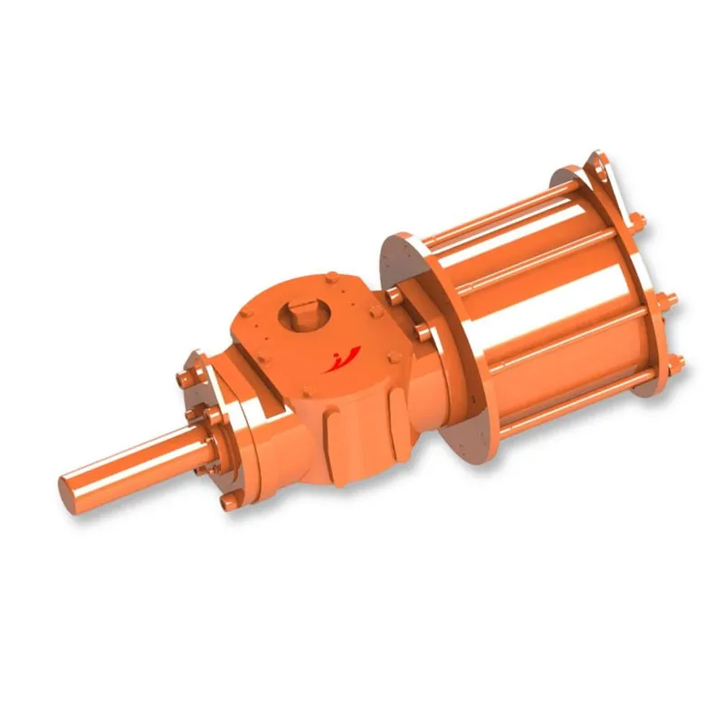 Вильчатые одноцилиндровые пневматические исполнительные механизмы серии HG10