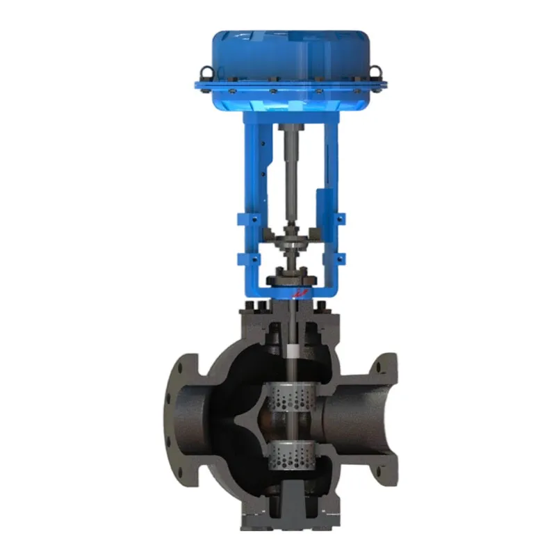 Двухседельные регулирующие клапаны клеточного типа серии 7S50