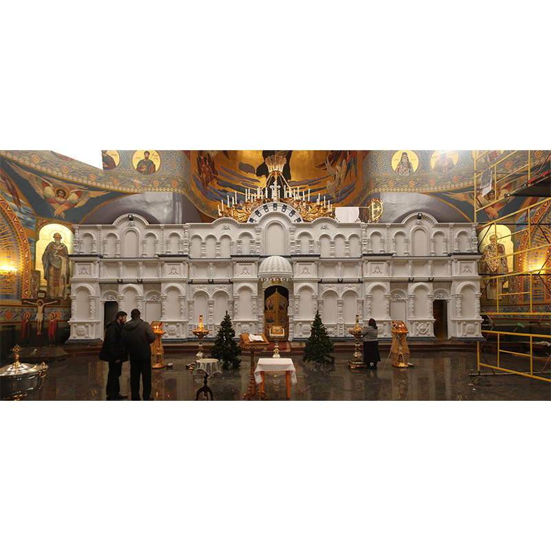 Scultura in marmo personalizzata per pareti di chiese