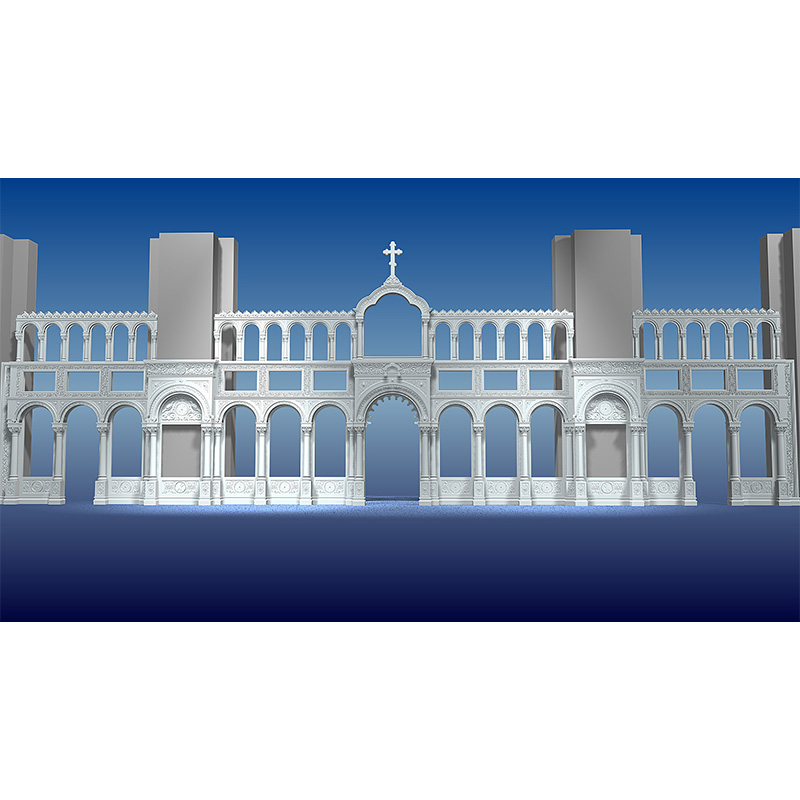 Scultura in marmo personalizzata per pareti di chiese