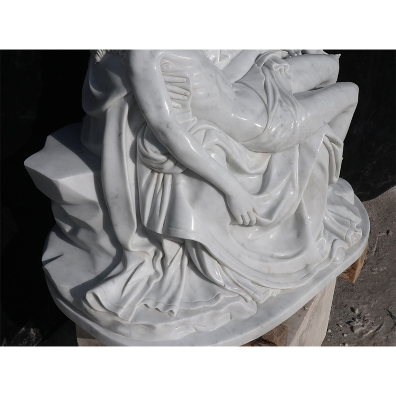 Sculpture en marbre personnalisée de personnages religieux