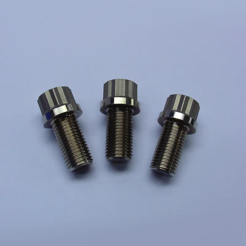 Болты с двенадцатигранной увеличенной головкой под шайбу, со стержнем уменьшенного среднего диаметра с облегчающим отверстием и резьбой UNJF