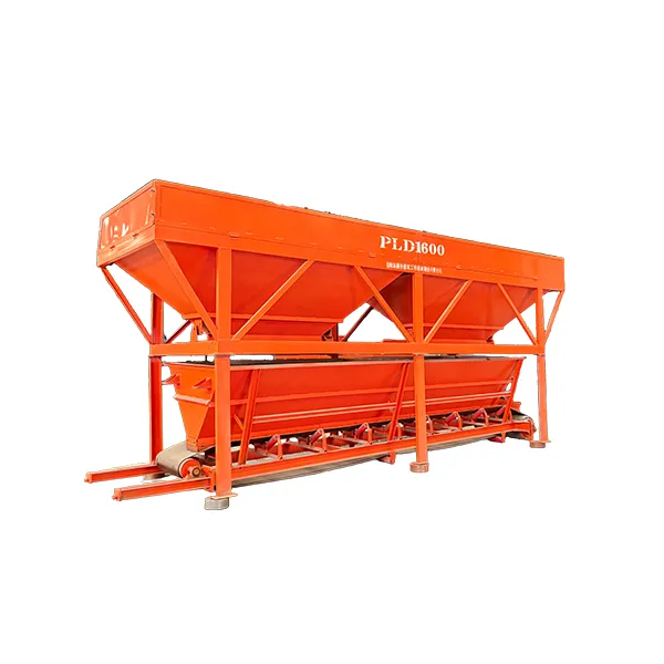 Моноблочный двухбункерный дозатор инертных материалов PLD