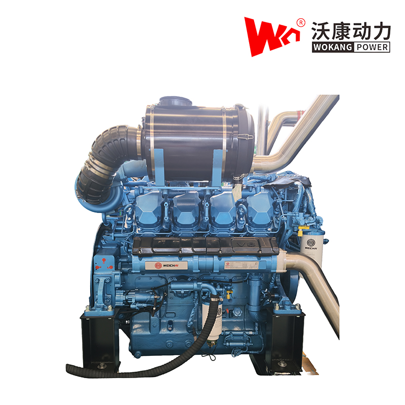 Дизельная электростанция Weichai 800 кВт открытого исполнения для строительства
