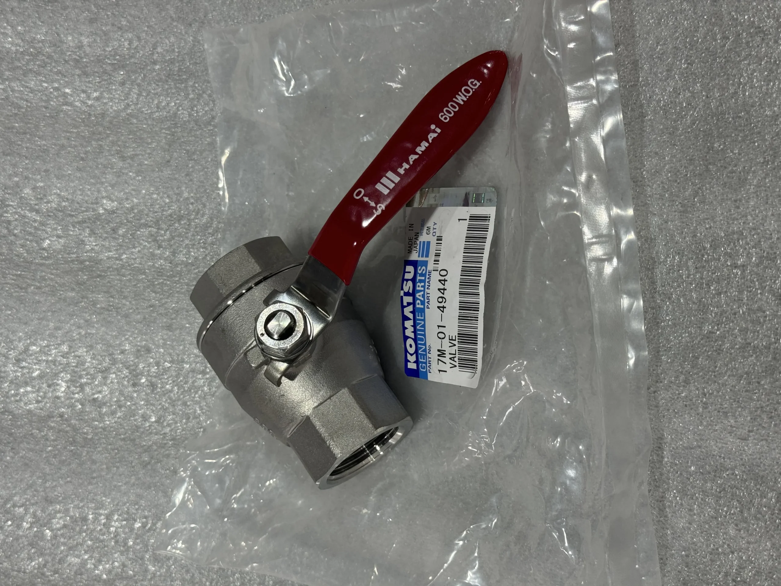 Механические принадлежности Komatsu Valve 17M – 01 – 49440