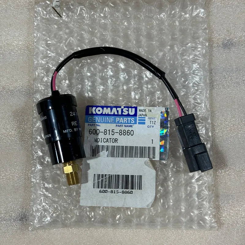 600-815-8860 Оригинальный индикатор воздушного фильтра Komatsu для HD325-7R  WA500-6 HM300-2