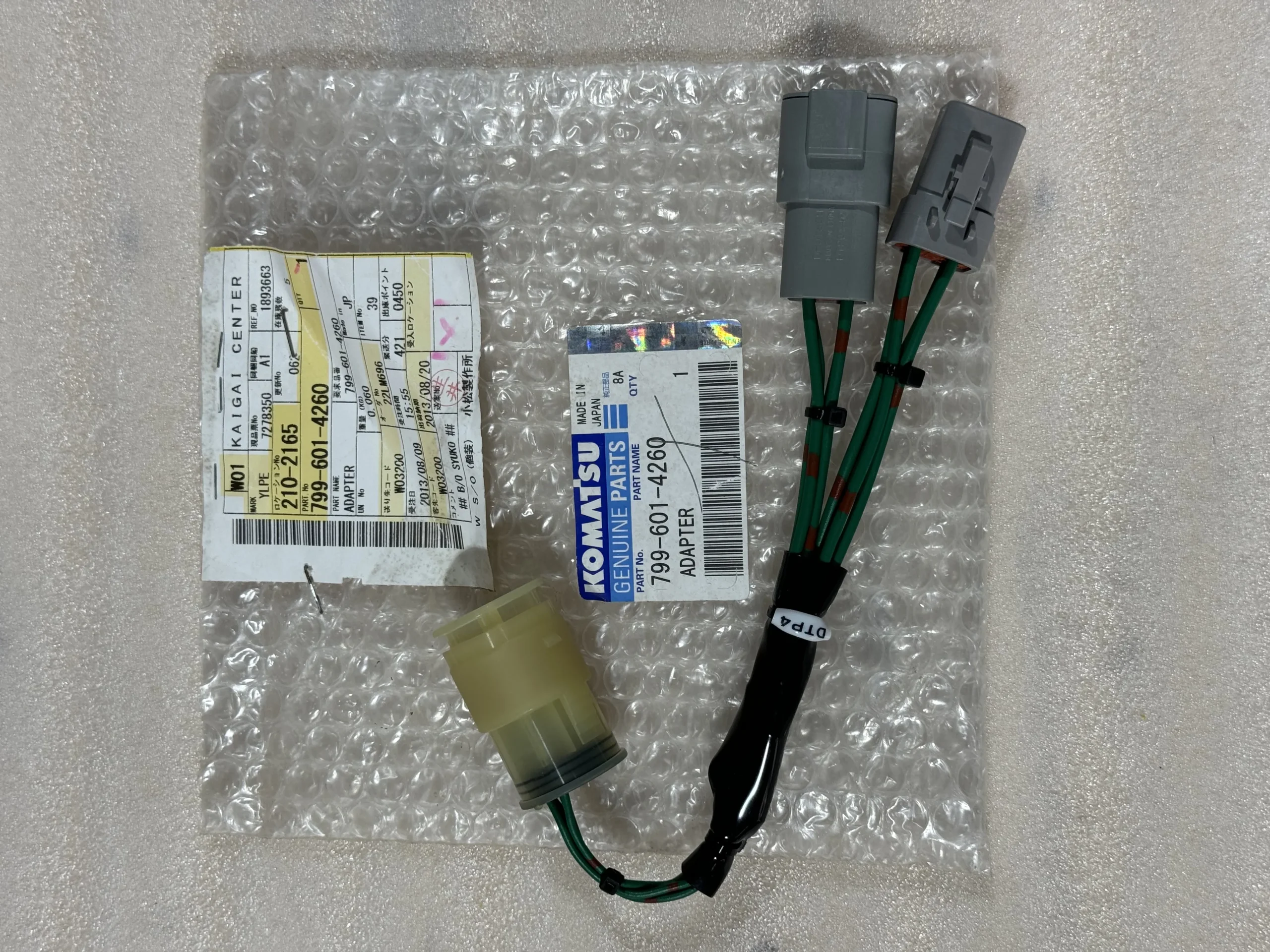 Оригинальное: Komatsu 799 – 601 – 4260 ADAPTER