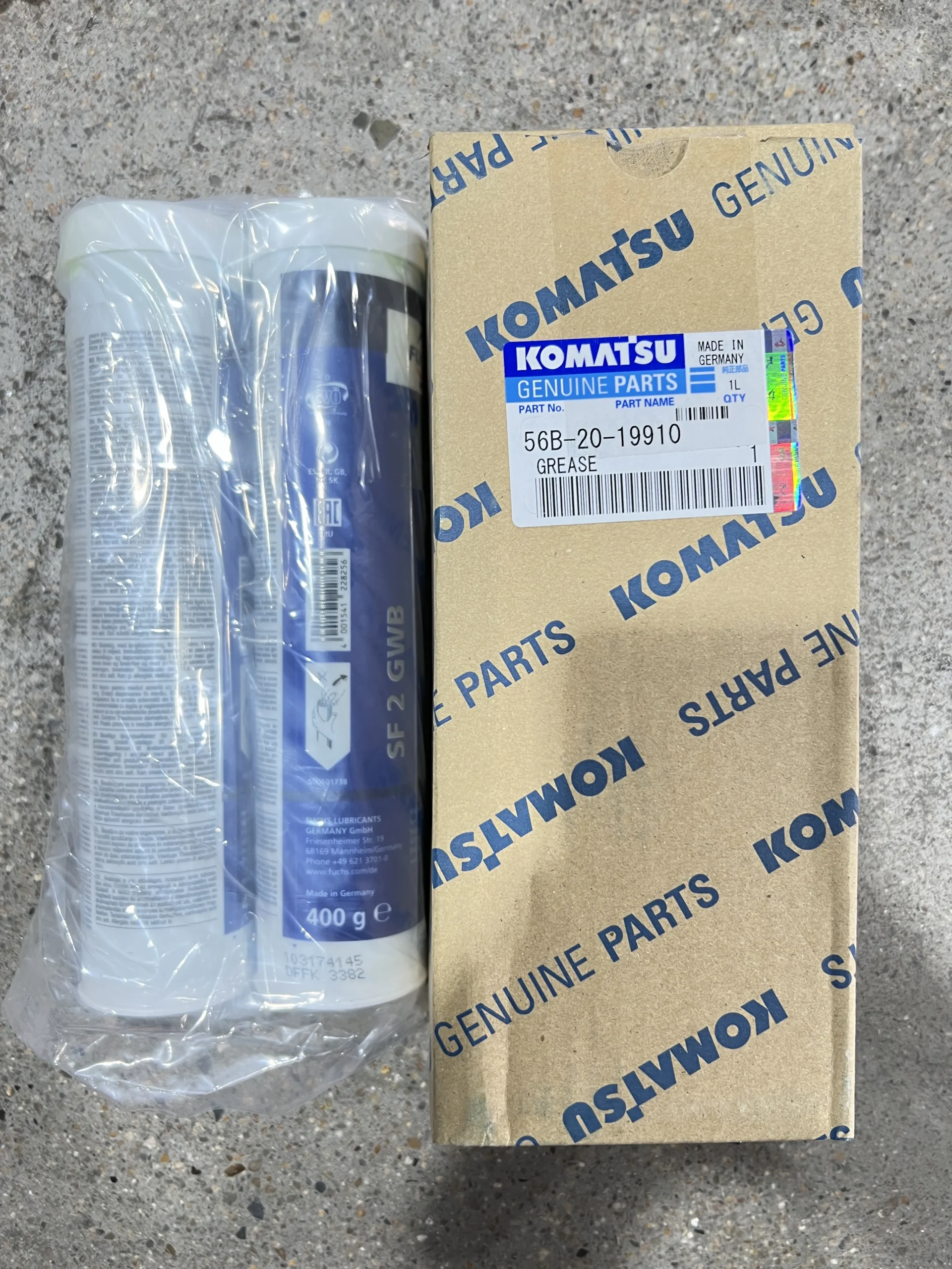 56B – 20 – 1910 Смазочные материалы, Запасные части Komatsu