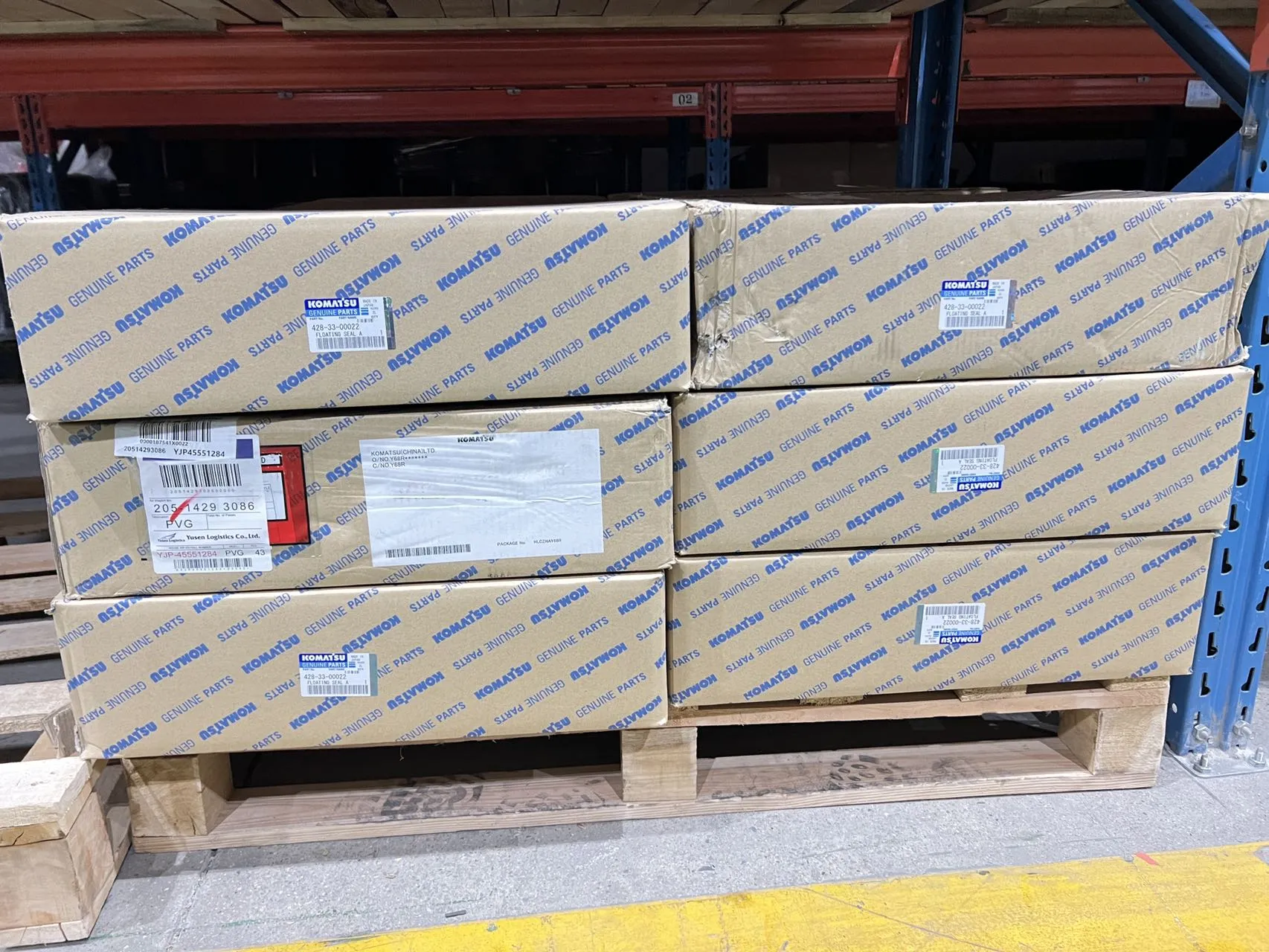 428 – 33 – 00022 Плавучие уплотнения детали Komatsu