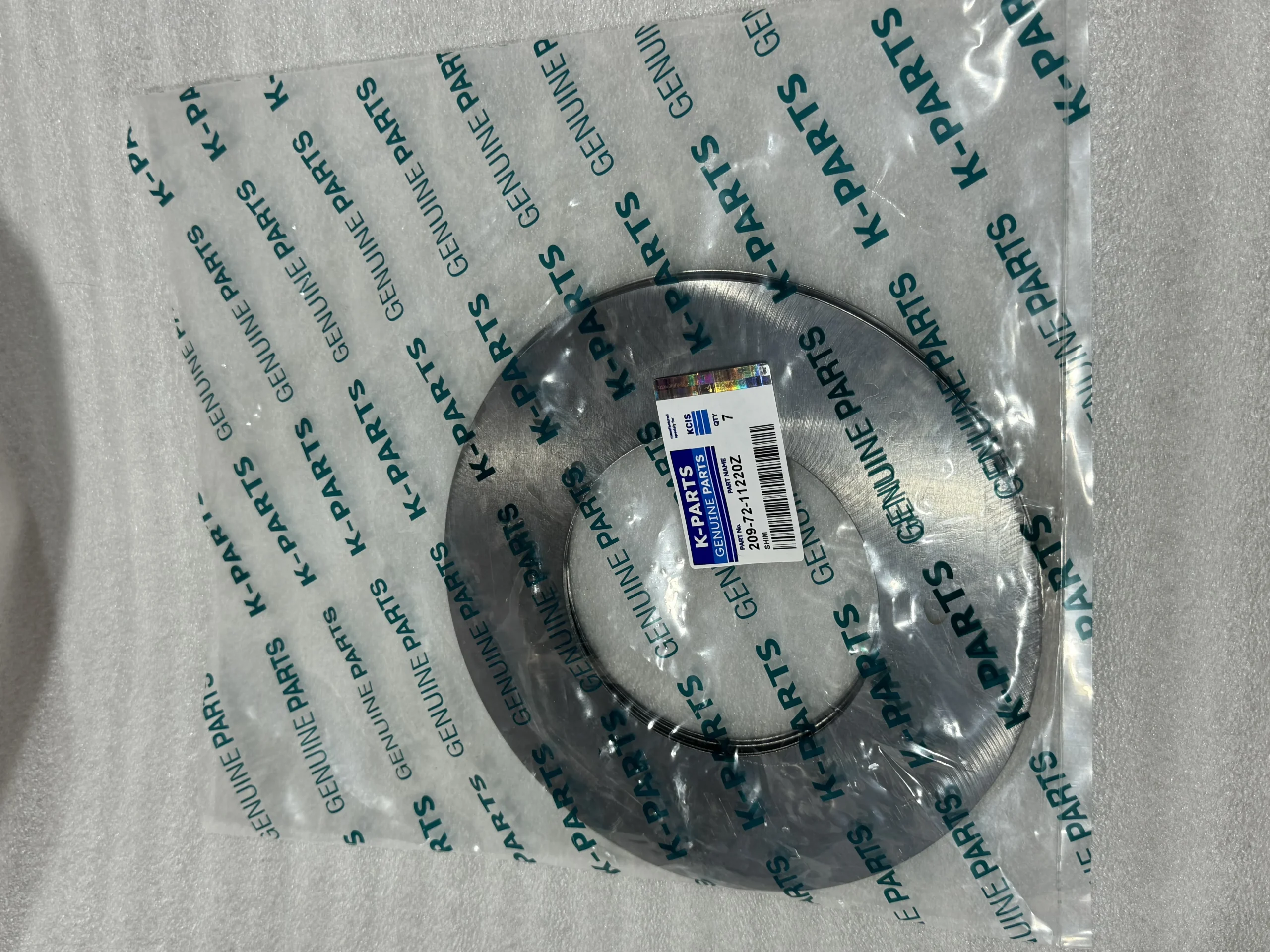 Оригинальные тонкие прокладки Komatsu 209 – 72 – 1120Z