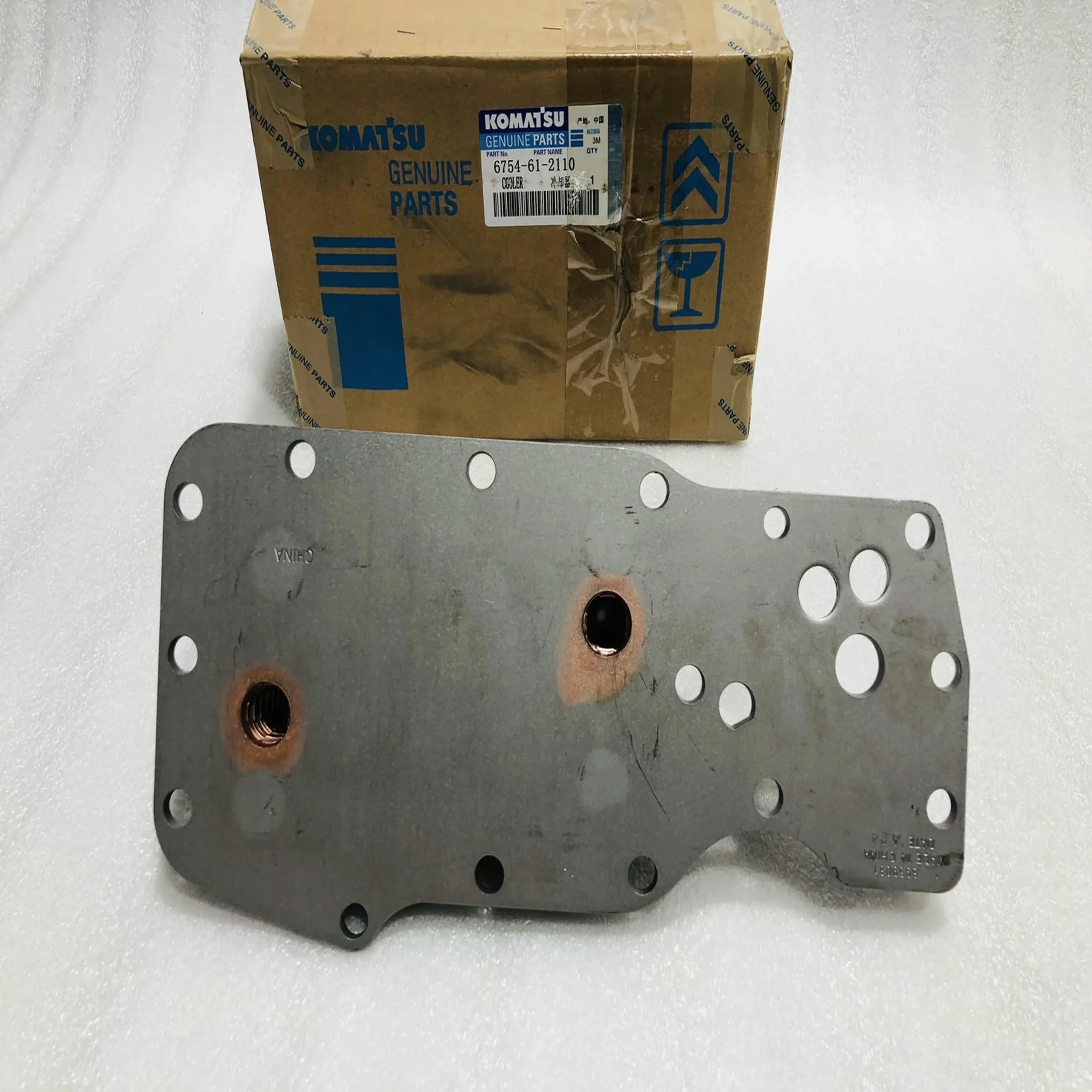 Оригинальное заводское ядро Komatsu, радиатор 6754 – 61 – 2110