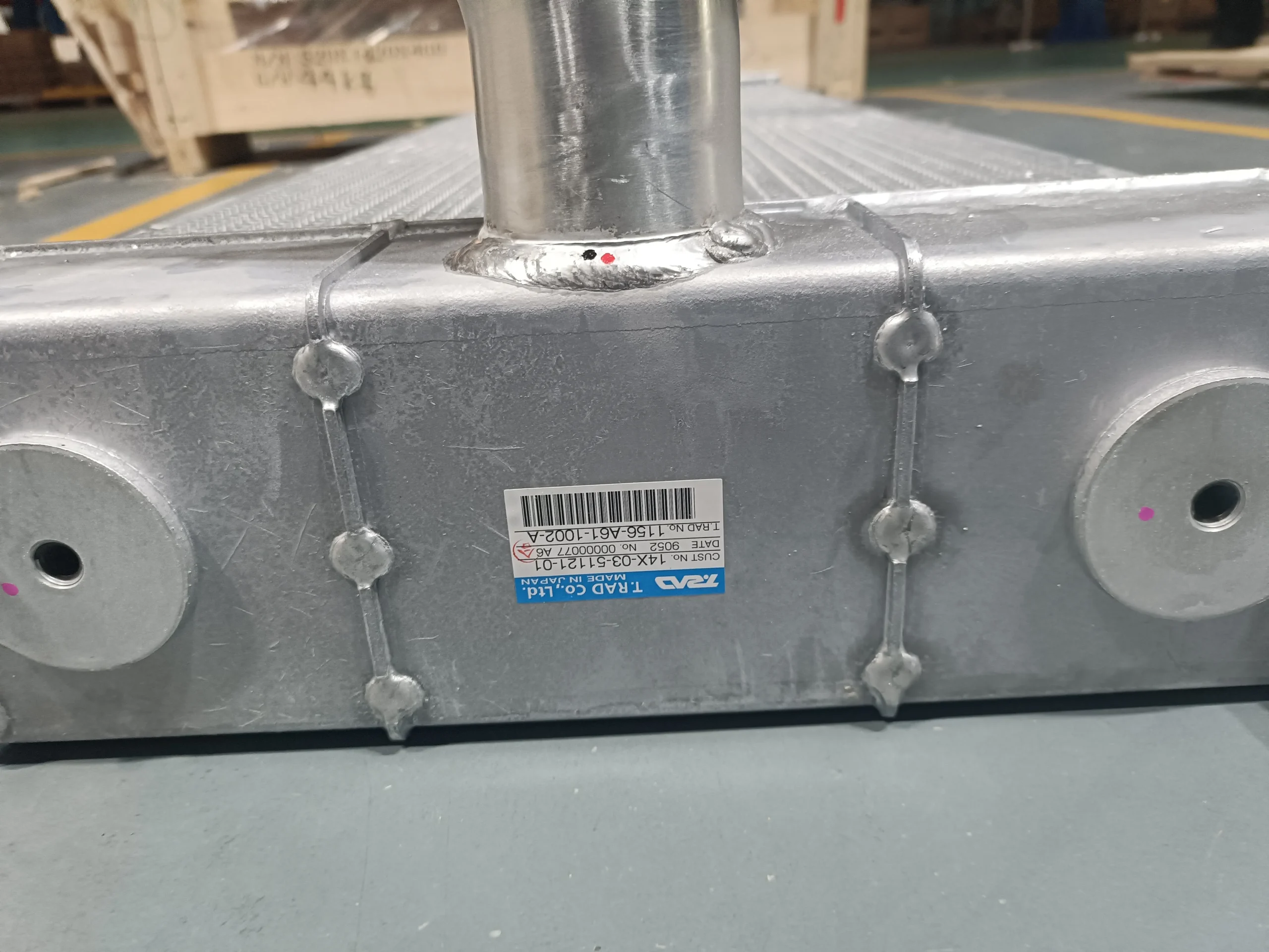 Комацу (Komatsu) 14X-03-51121 Komatsu Aftercooler Assembly, 14X0351121  For Komatsu Bulldozers D65EX-16