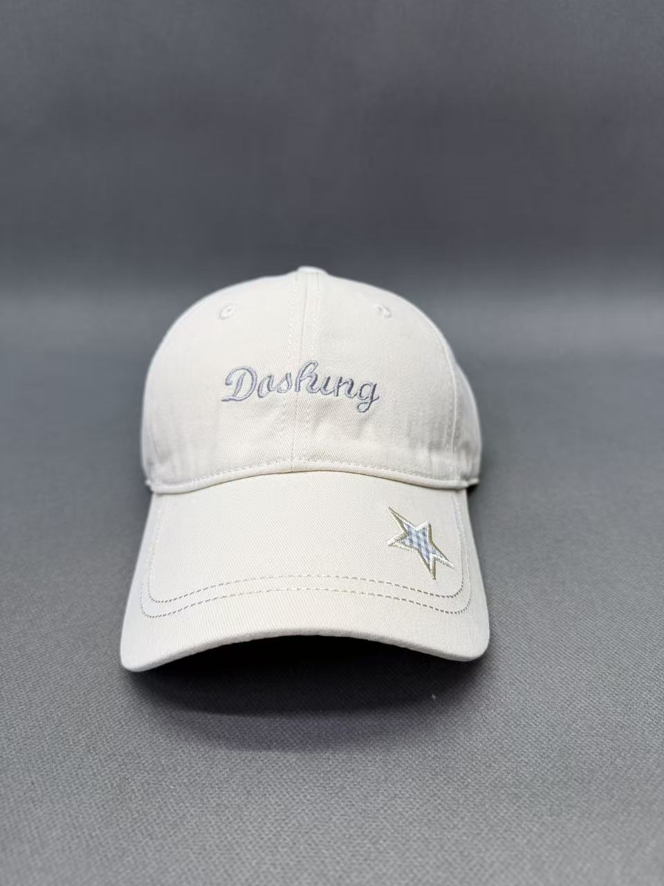 Винтажная кепка dad hat из промытого хлопка с вышивкой Dashing и звездой, низкая кромка, возможно нанесение логотипа