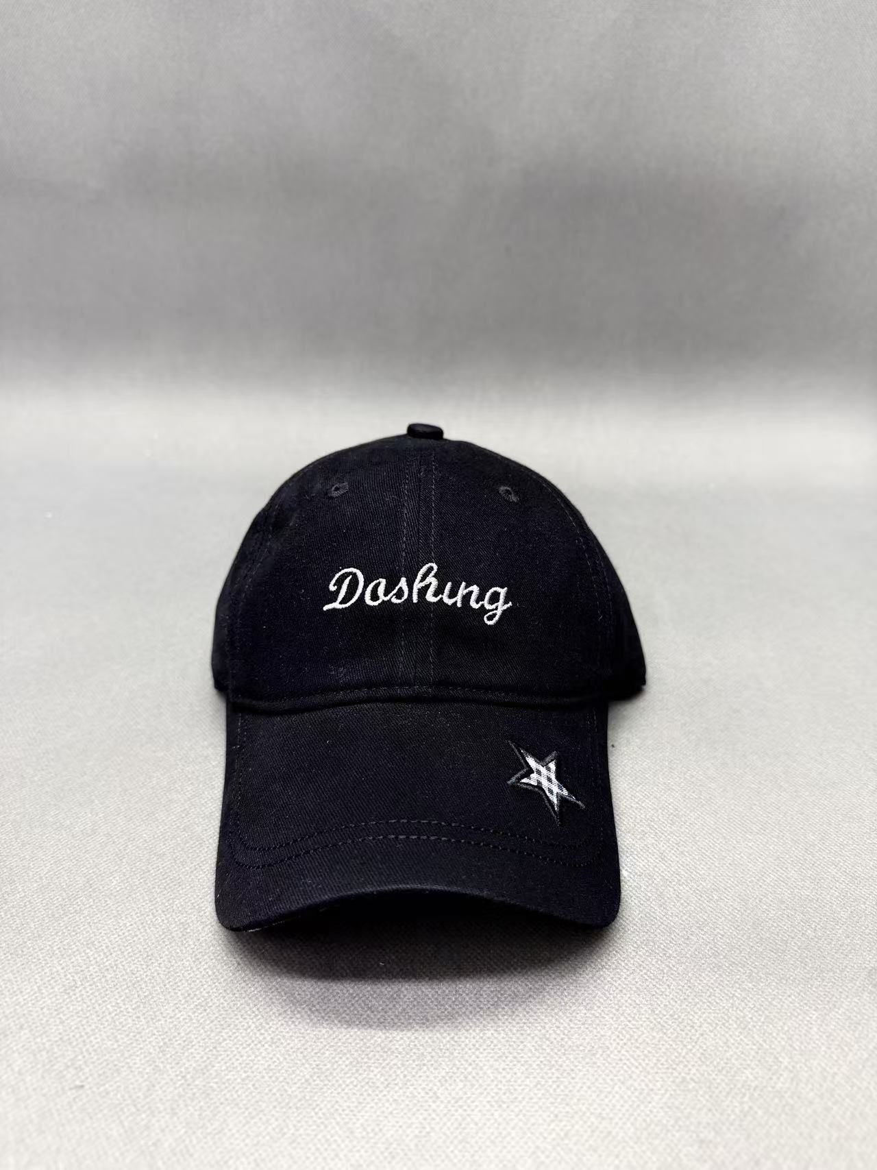 Винтажная кепка dad hat из промытого хлопка с вышивкой Dashing и звездой, низкая кромка, возможно нанесение логотипа