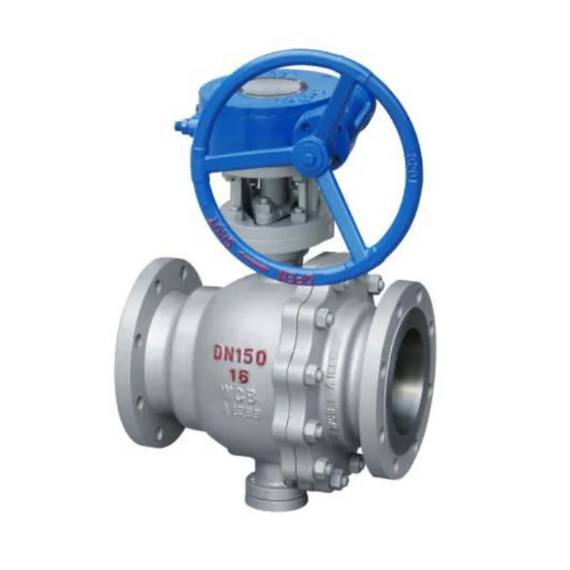 Фиксированный шаровой кран с металлическим уплотнением