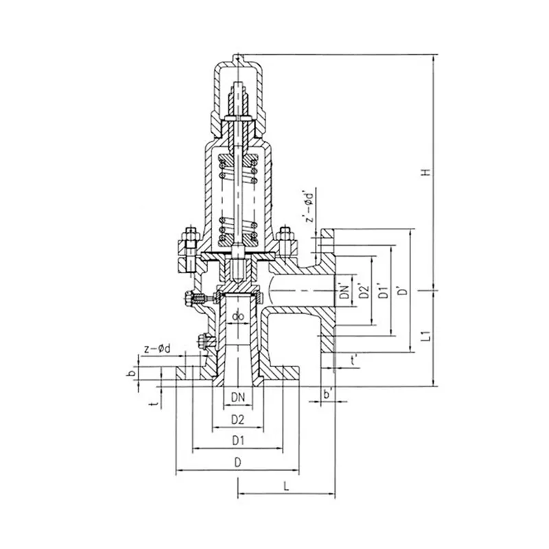 Предохранительный клапан низкого подъема типа A41C класса Pound