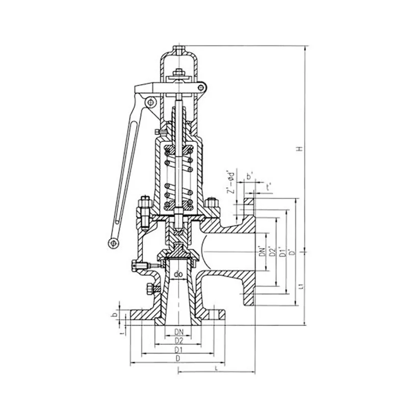 Предохранительный клапан полного подъема типа A48C класса Pound