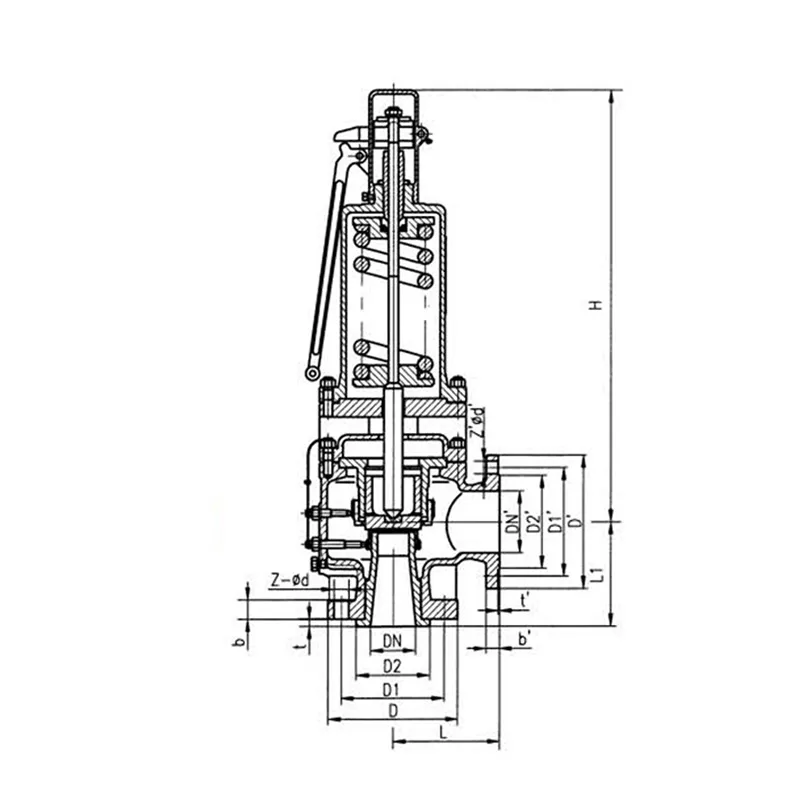 Предохранительный клапан полного подъема типа A48SC класса Pound