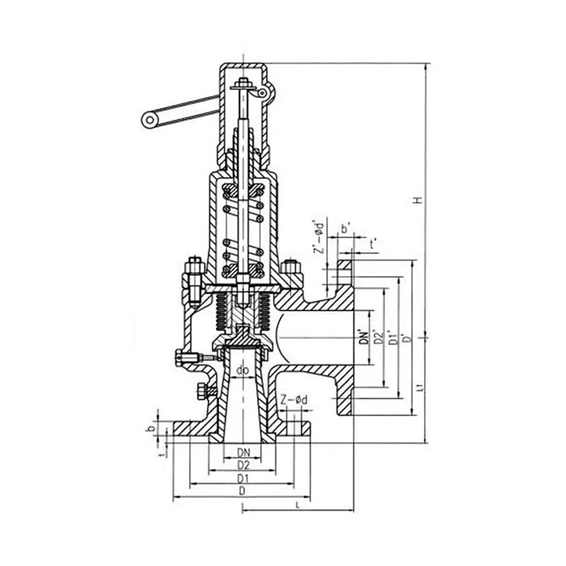 Предохранительный клапан с пружиной и балансировочным сильфоном, тип WA44C, класс точности 1 фунт