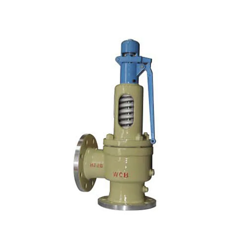 Пружинный полнопроходной предохранительный клапан с рычагом