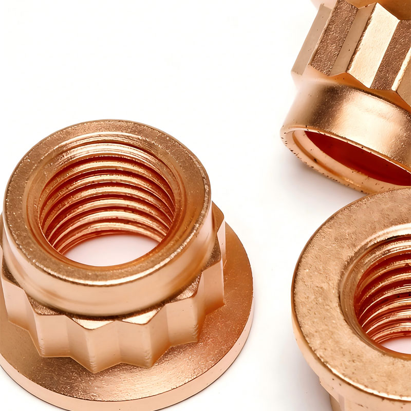 Гайки самоконтрящиеся двенадцатигранные