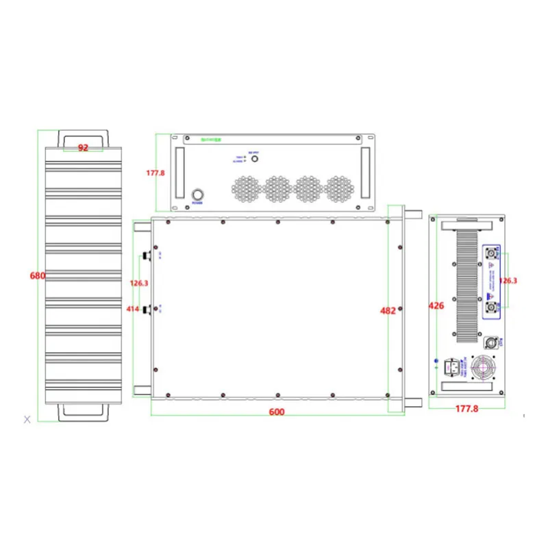 Усилитель мощности PA160-220MHz-500W
